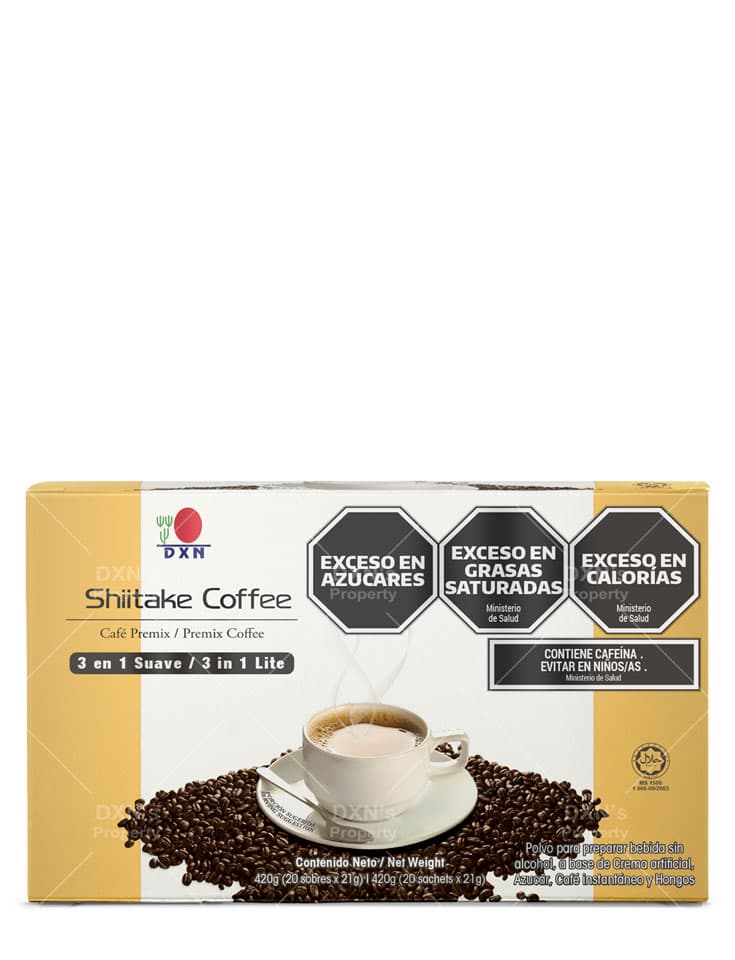 DXN Shiitake Coffee 3 en 1 Suave
